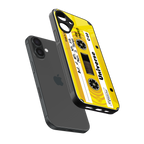 music is therapy back phone cover | glass case for iphone 16 plus