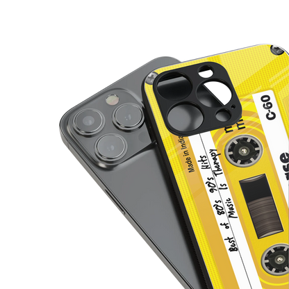 music is therapy back phone cover | glass case for iphone 15 pro