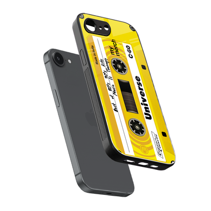 music is therapy back phone cover | glass case for iphone 16e