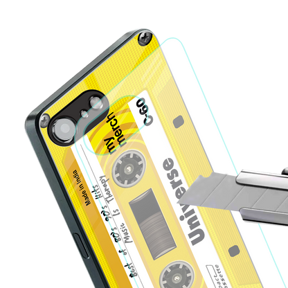 music is therapy back phone cover | glass case for iphone 16e