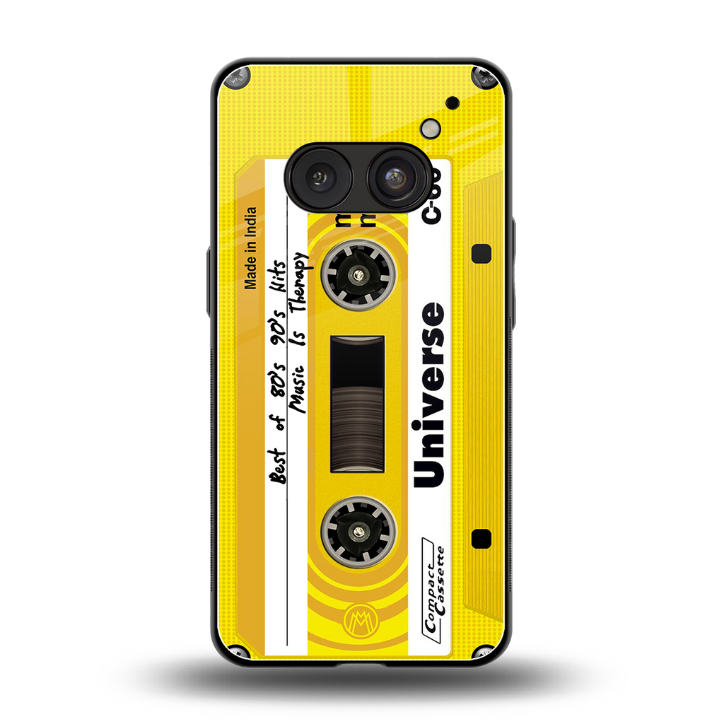 music is therapy back phone cover | glass case for nothing phone 2a