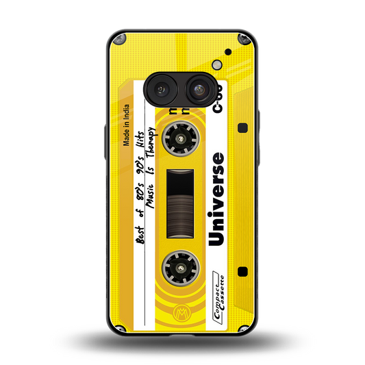 music is therapy back phone cover | glass case for nothing phone 2a