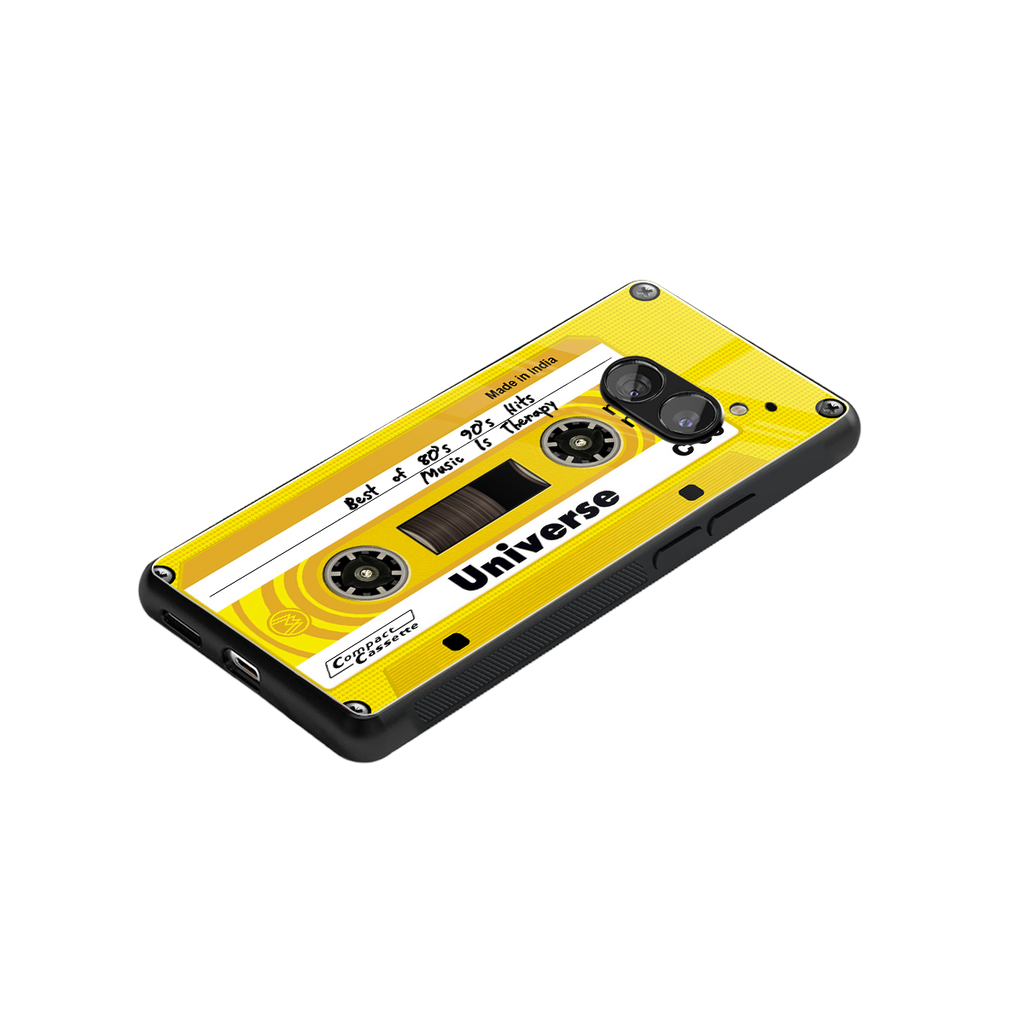 music is therapy back phone cover | glass case for nothing phone 2a
