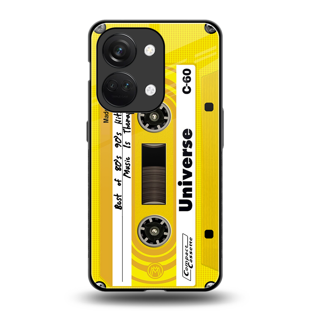 music is therapy back phone cover | glass case for oneplus nord 3