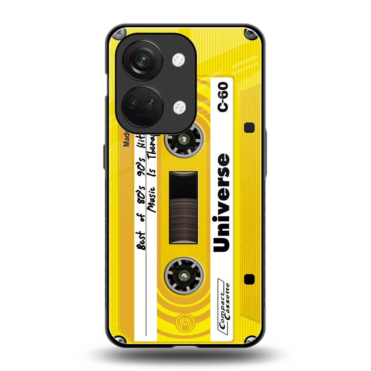 music is therapy back phone cover | glass case for oneplus nord 3