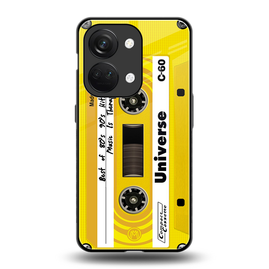music is therapy back phone cover | glass case for oneplus nord 3