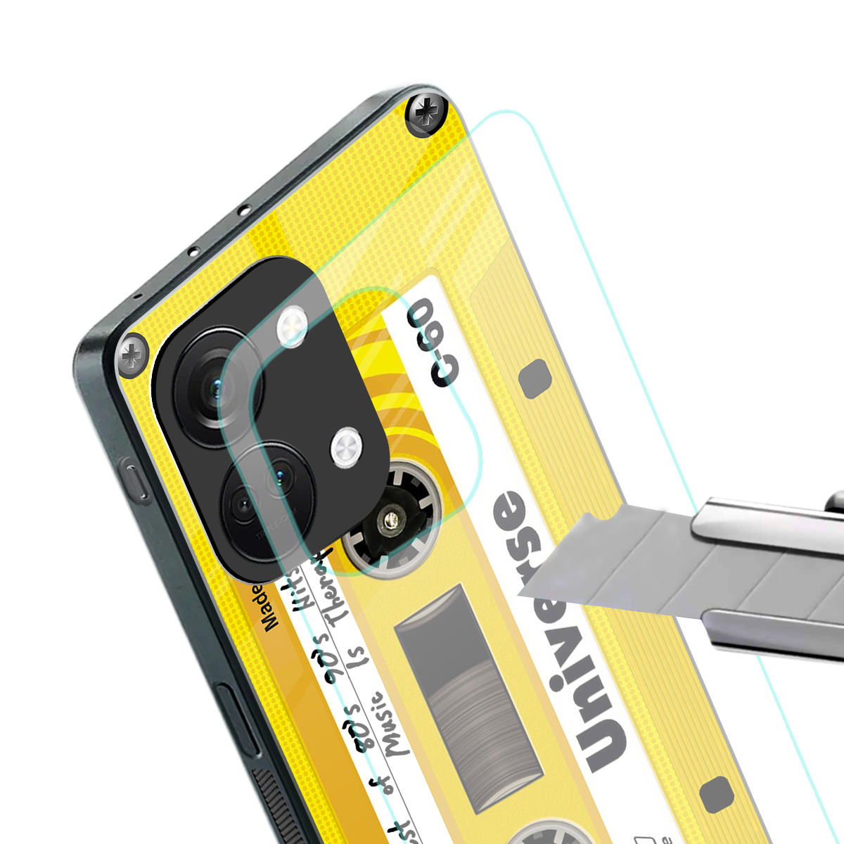 music is therapy back phone cover | glass case for oneplus nord 3