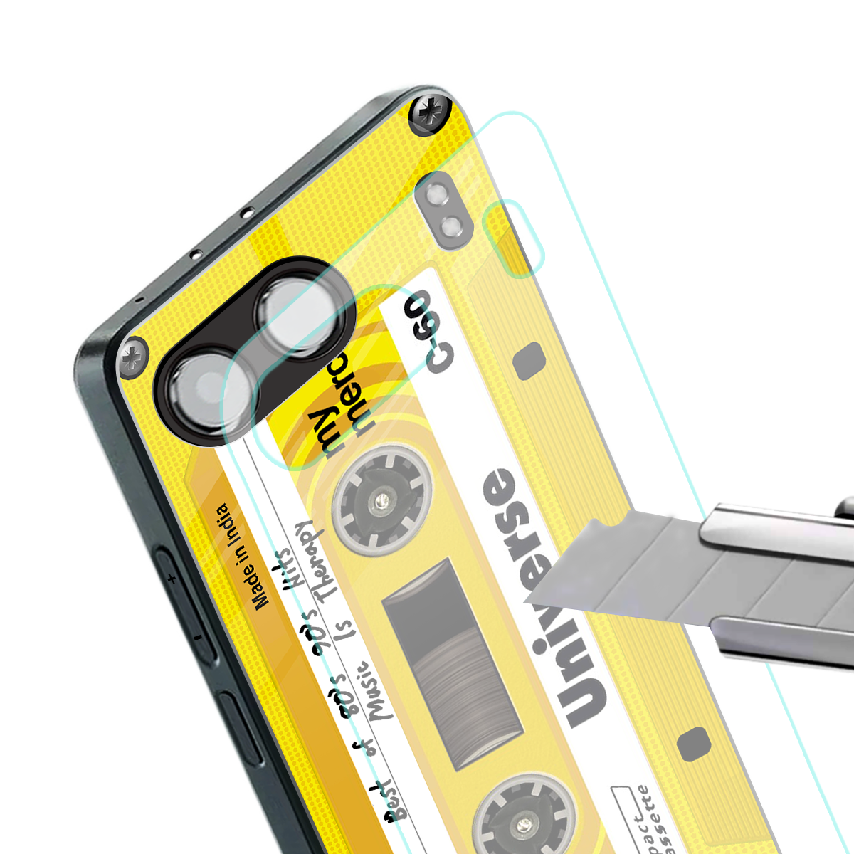 music is therapy back phone cover | glass case for oneplus nord 4