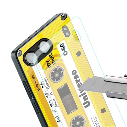music is therapy back phone cover | glass case for oneplus nord 4