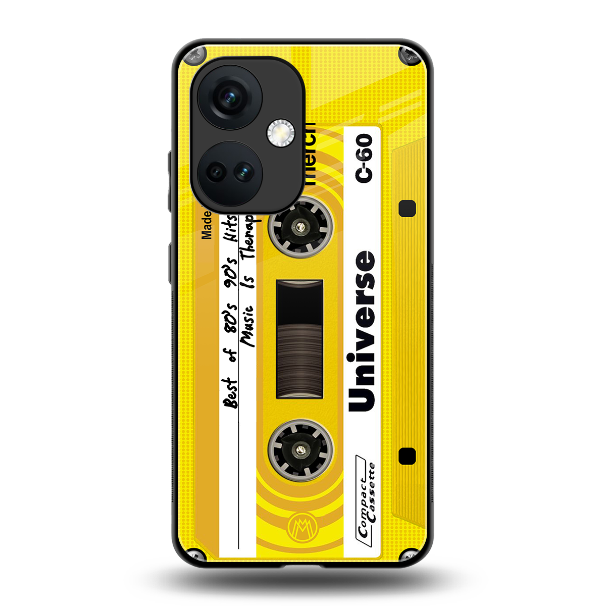 music is therapy back phone cover | glass case for oneplus nord ce 3