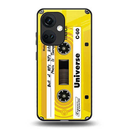 music is therapy back phone cover | glass case for oneplus nord ce 3