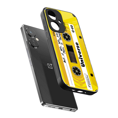 music is therapy back phone cover | glass case for oneplus nord ce 3