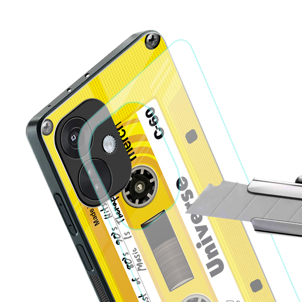 music is therapy back phone cover | glass case for oneplus nord ce 3