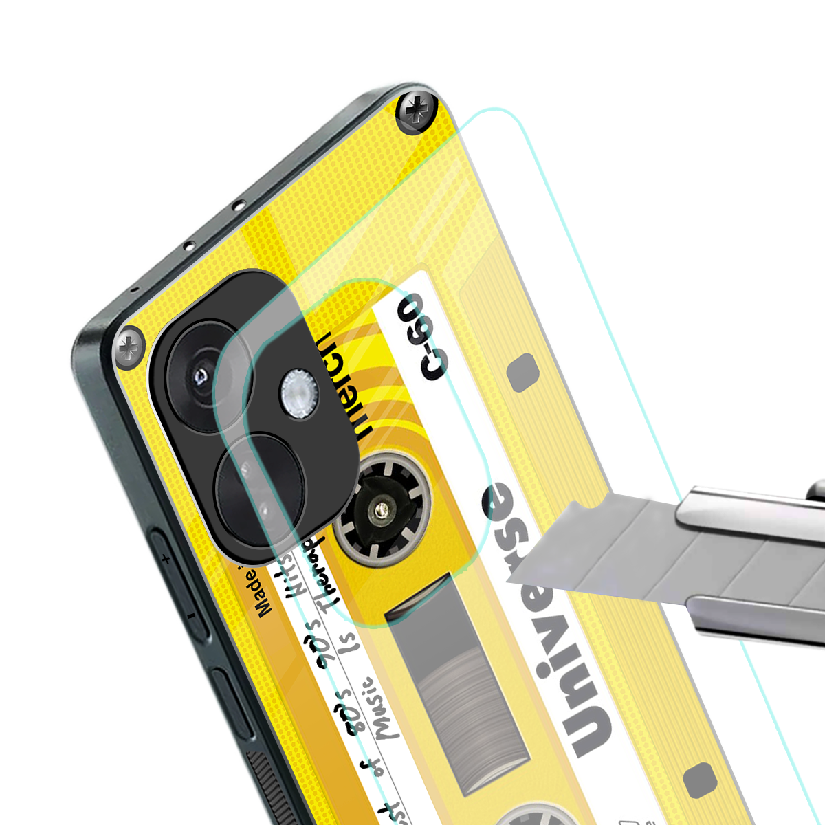 music is therapy back phone cover | glass case for oneplus nord ce 3