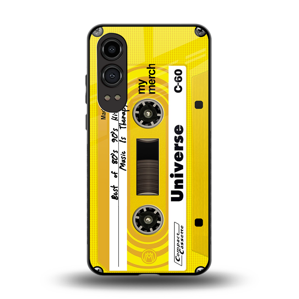 music is therapy back phone cover | glass case for oneplus nord ce 4 lite