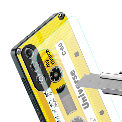 music is therapy back phone cover | glass case for oneplus nord ce 4