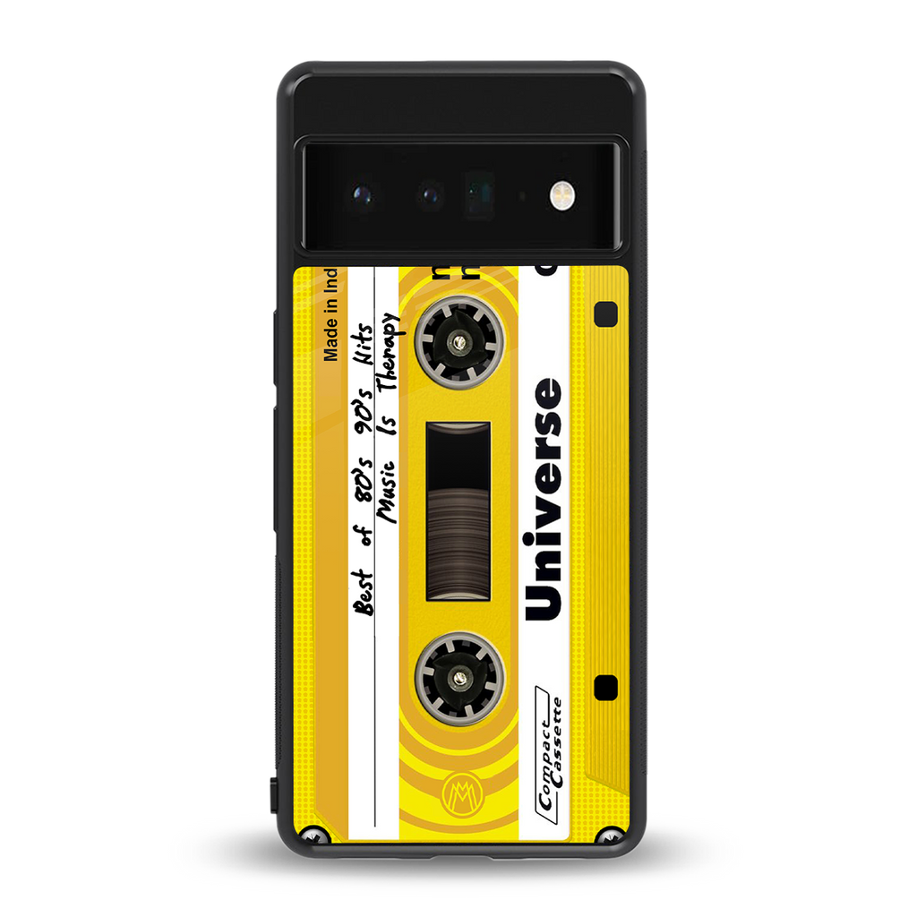 music is therapy back phone cover | glass case for google pixel 6 pro