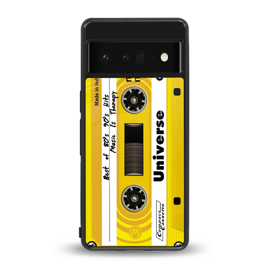 music is therapy back phone cover | glass case for google pixel 6 pro
