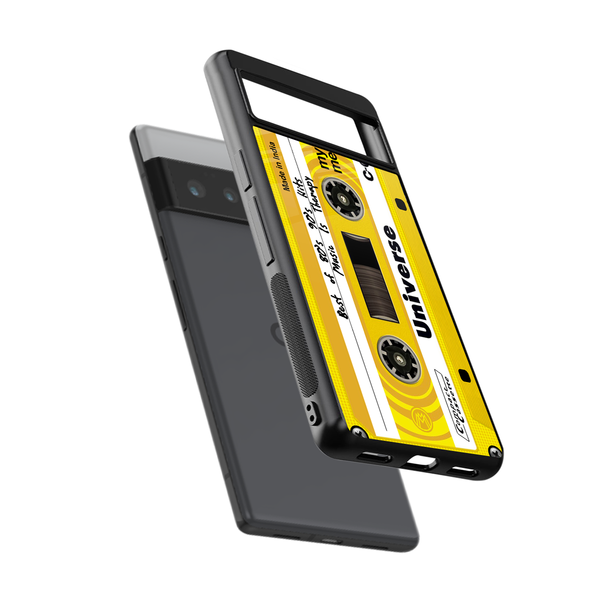 music is therapy back phone cover | glass case for google pixel 6 pro