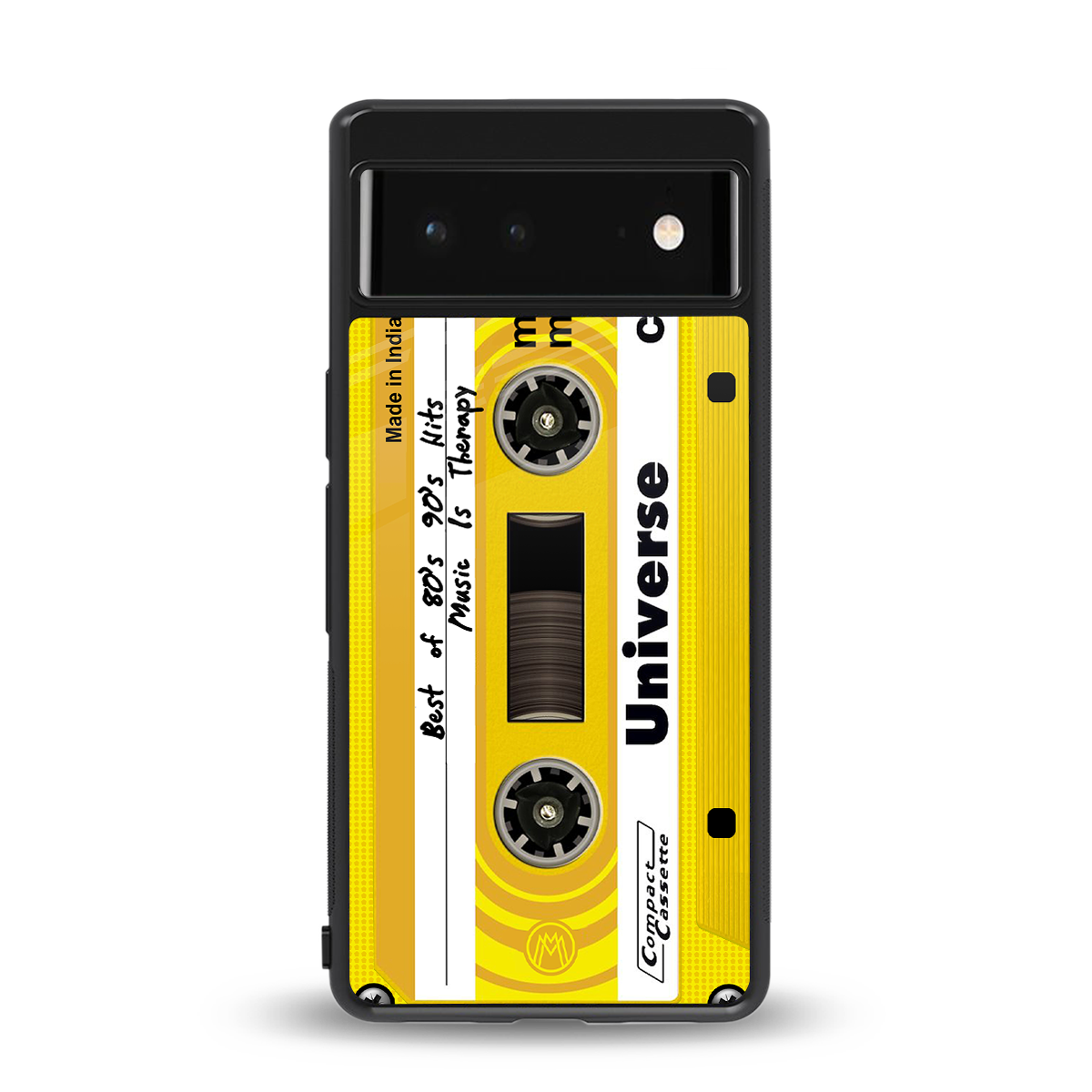 music is therapy back phone cover | glass case for google pixel 6