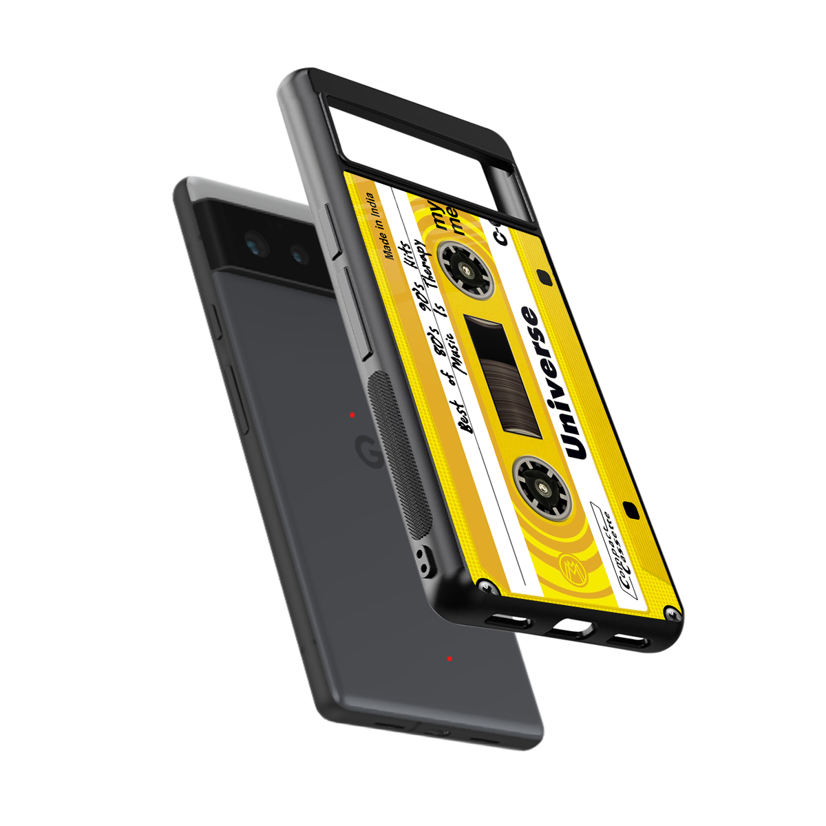 music is therapy back phone cover | glass case for google pixel 6