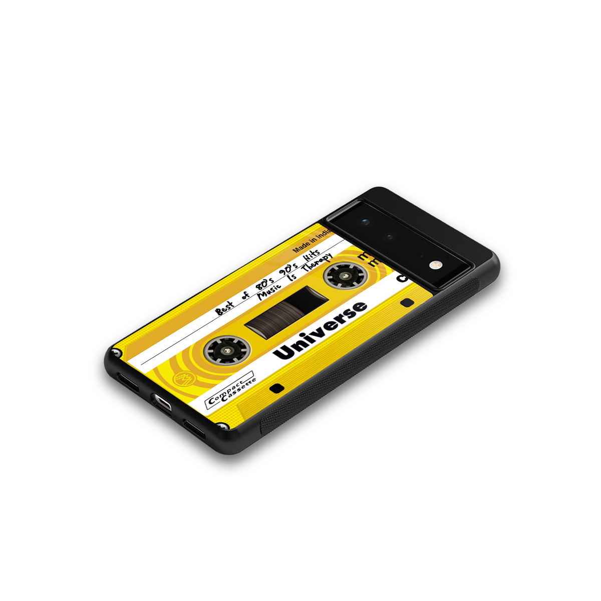 music is therapy back phone cover | glass case for google pixel 6