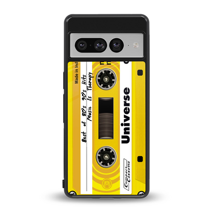 music is therapy back phone cover | glass case for google pixel 7 pro