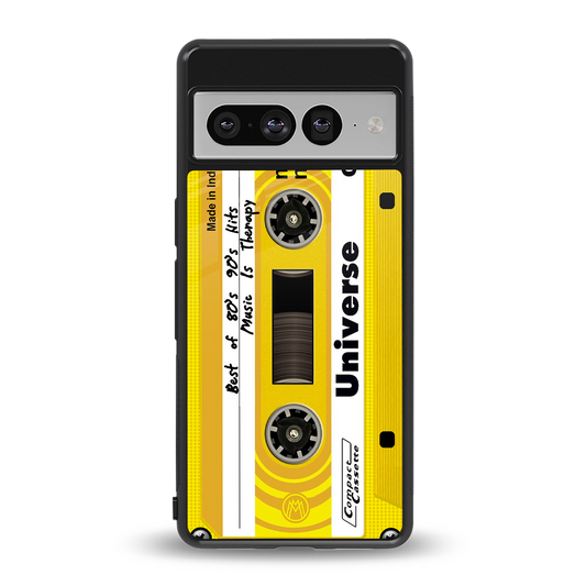 music is therapy back phone cover | glass case for google pixel 7 pro