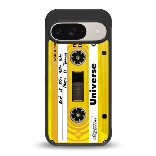 music is therapy back phone cover | glass case for google pixel 9