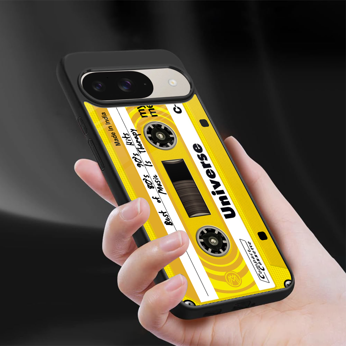music is therapy back phone cover | glass case for google pixel 9