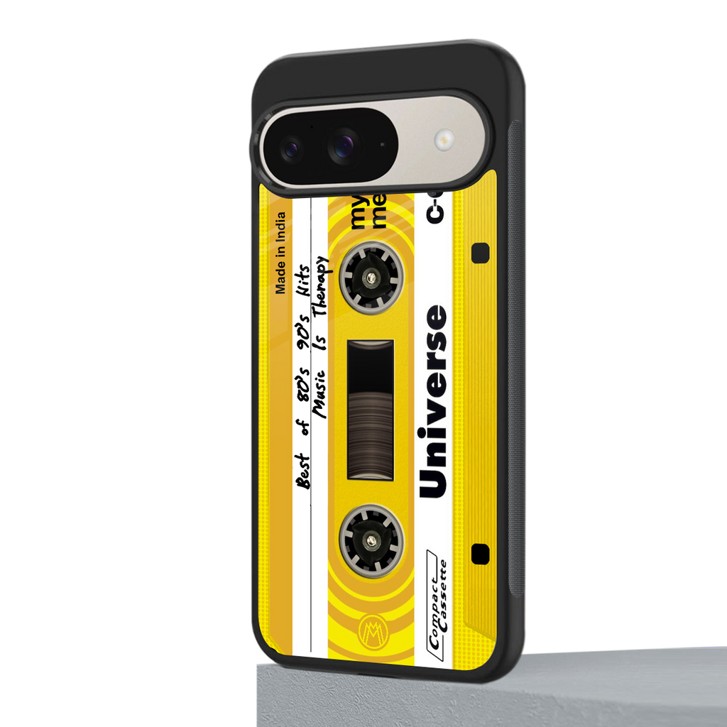 music is therapy back phone cover | glass case for google pixel 9