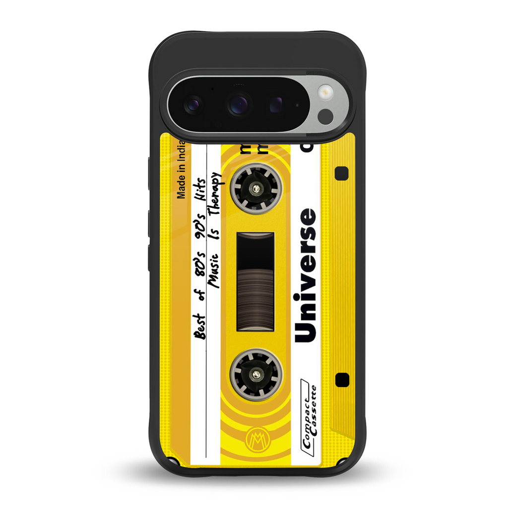 music is therapy back phone cover | glass case for google pixel 9 pro