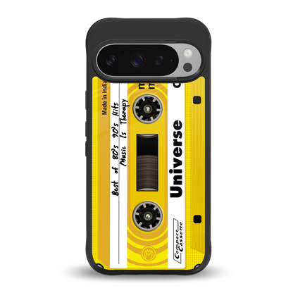 music is therapy back phone cover | glass case for google pixel 9 pro xl