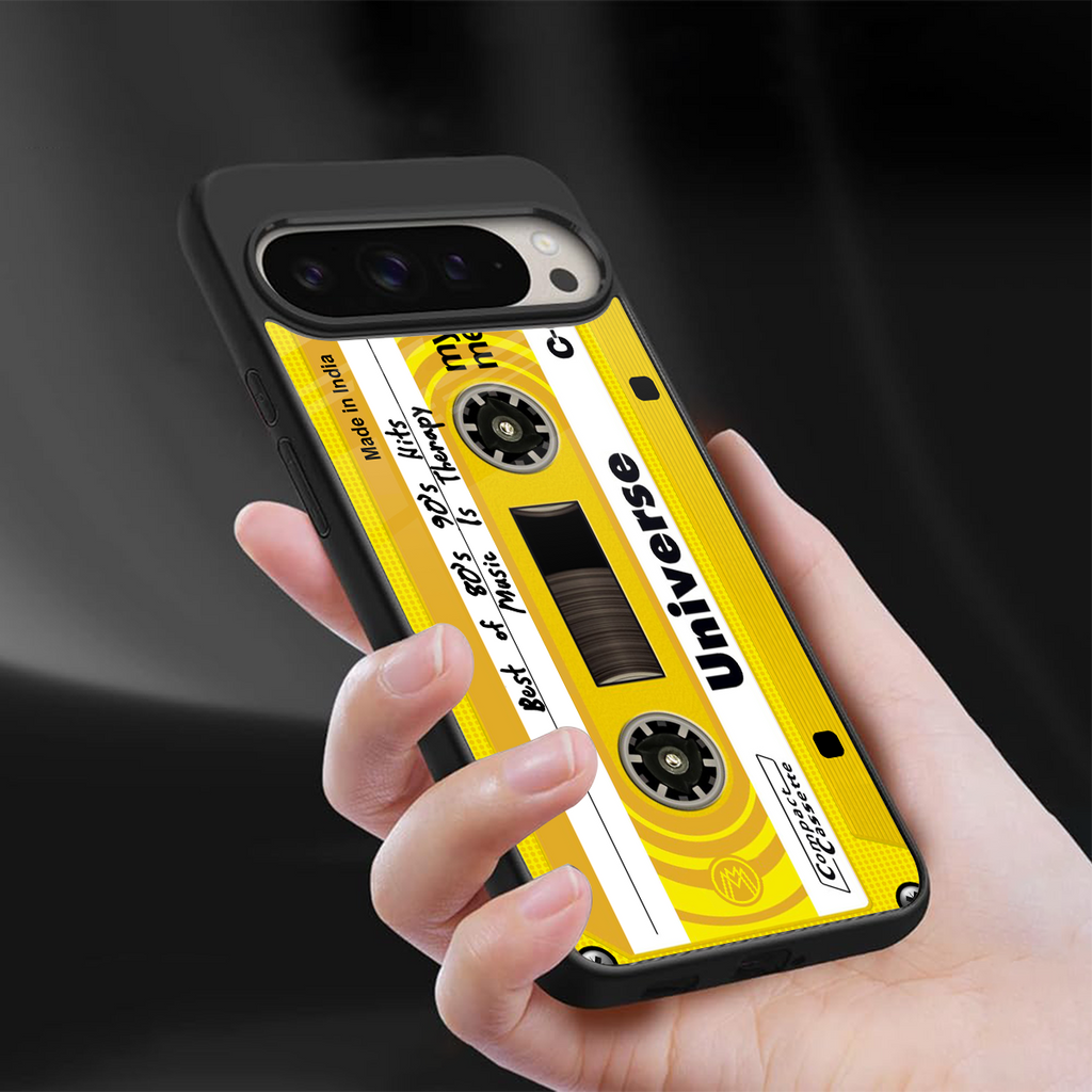 music is therapy back phone cover | glass case for google pixel 9 pro xl