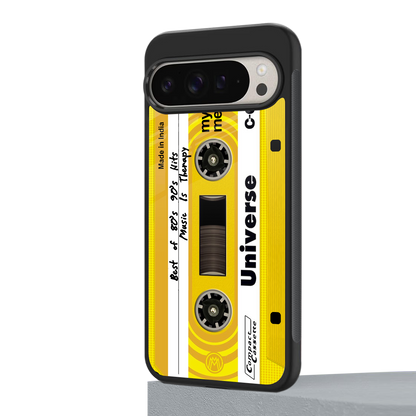 music is therapy back phone cover | glass case for google pixel 9 pro xl