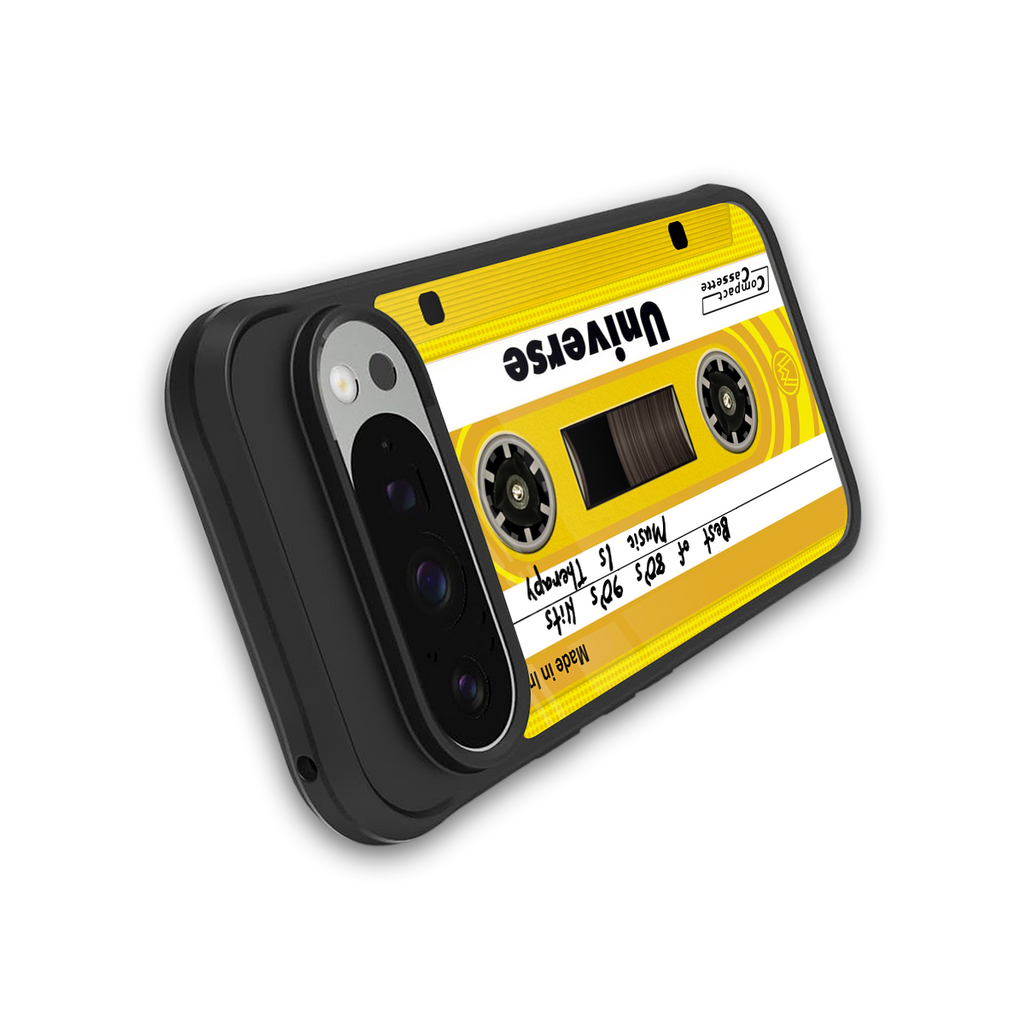 music is therapy back phone cover | glass case for google pixel 9 pro