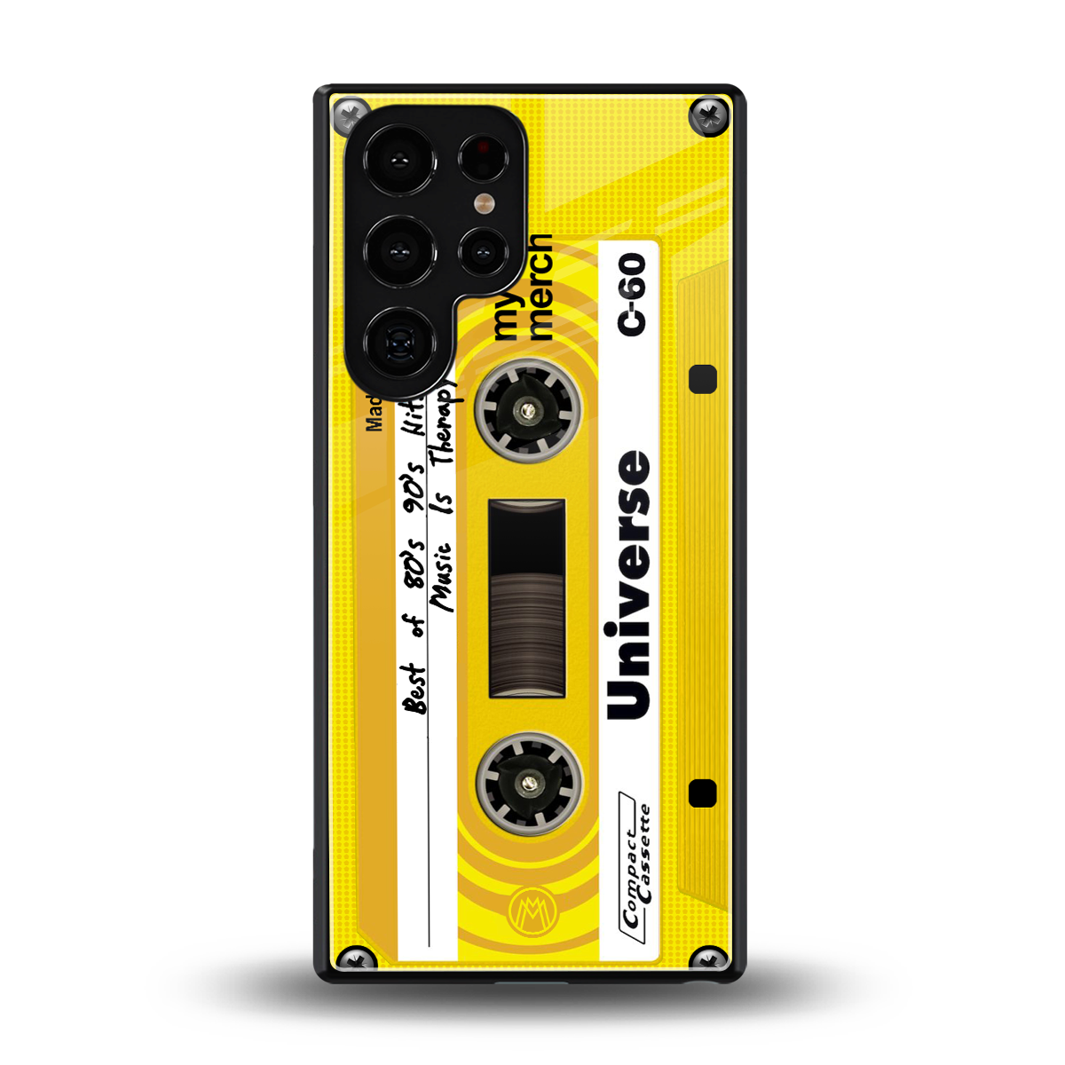music is therapy back phone cover | glass case for samsung galaxy s25 ultra
