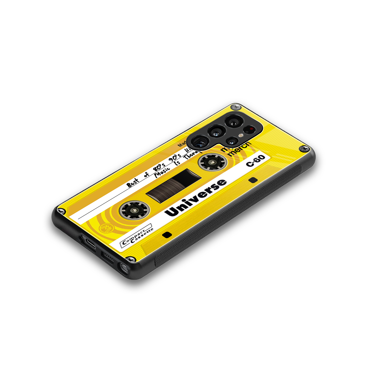 music is therapy back phone cover | glass case for samsung galaxy s25 ultra