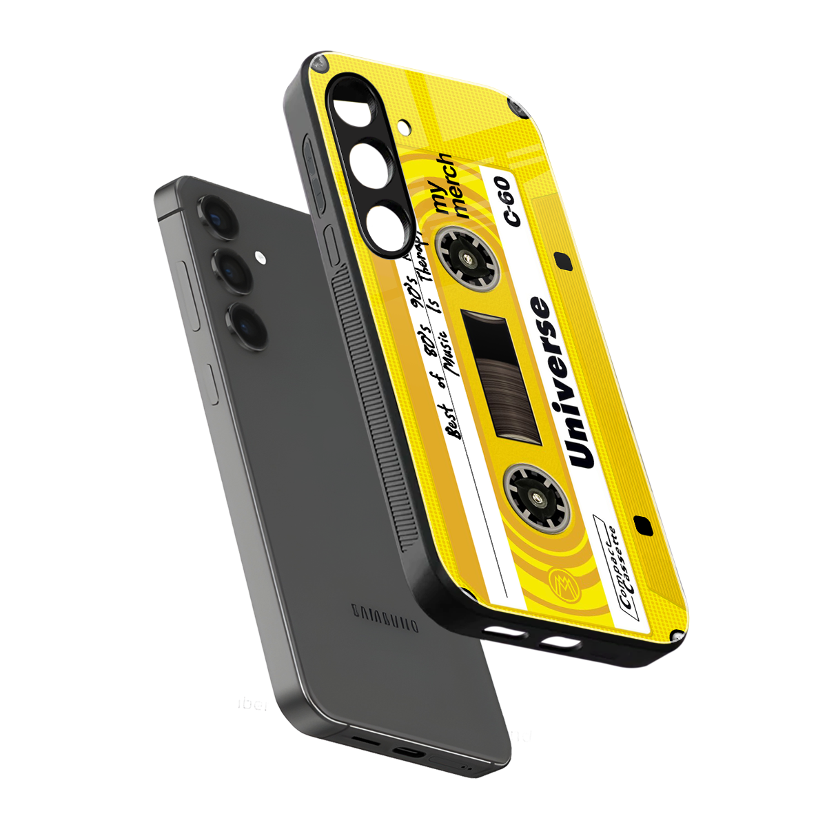 music is therapy back phone cover | glass case for samsung galaxy s24 fe