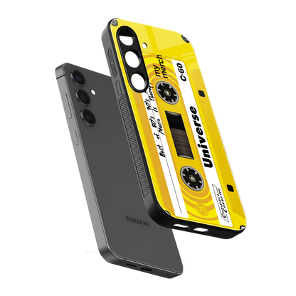 music is therapy back phone cover | glass case for samsung galaxy s24 fe