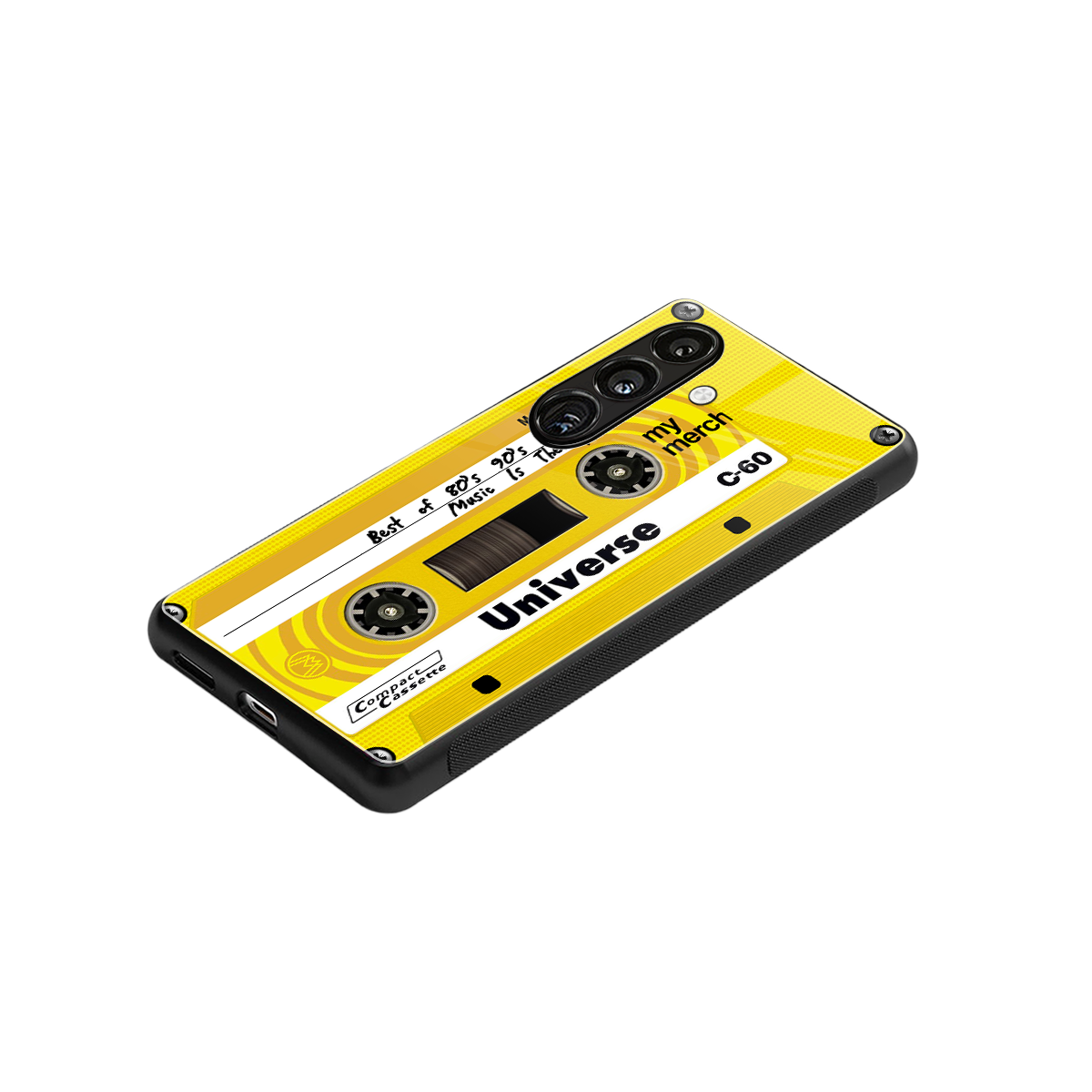 music is therapy back phone cover | glass case for samsung galaxy s24 fe