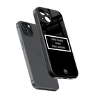 music over people black edition back phone cover | glass case for iphone 13 mini