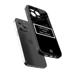 music over people black edition back phone cover | glass case for iphone 14 pro max