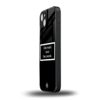 music over people black edition back phone cover | glass case for iphone 15