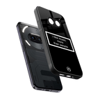 music over people black edition back phone cover | glass case for nothing phone 2a