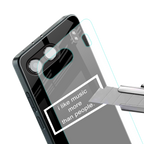 music over people black edition back phone cover | glass case for oneplus nord 4