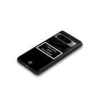 music over people black edition back phone cover | glass case for google pixel 8 pro