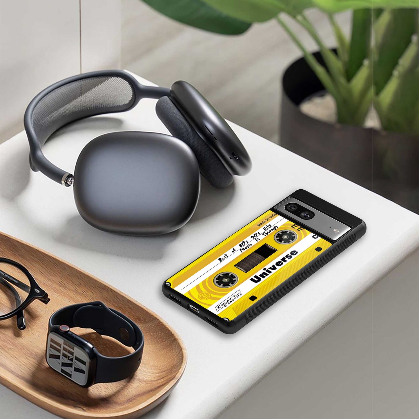 music is therapy back phone cover | glass case for Google Pixel 6A