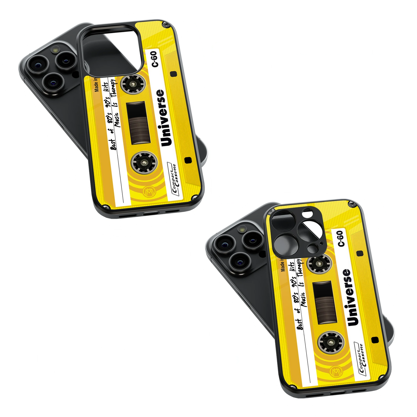 Trendy Glass Back Mobile Case for iPhone, Samsung, Redmi, OnePlus, Google Pixel, Motorola