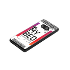 my bed boarding pass ticket back phone cover | glass case for nothing phone 2a